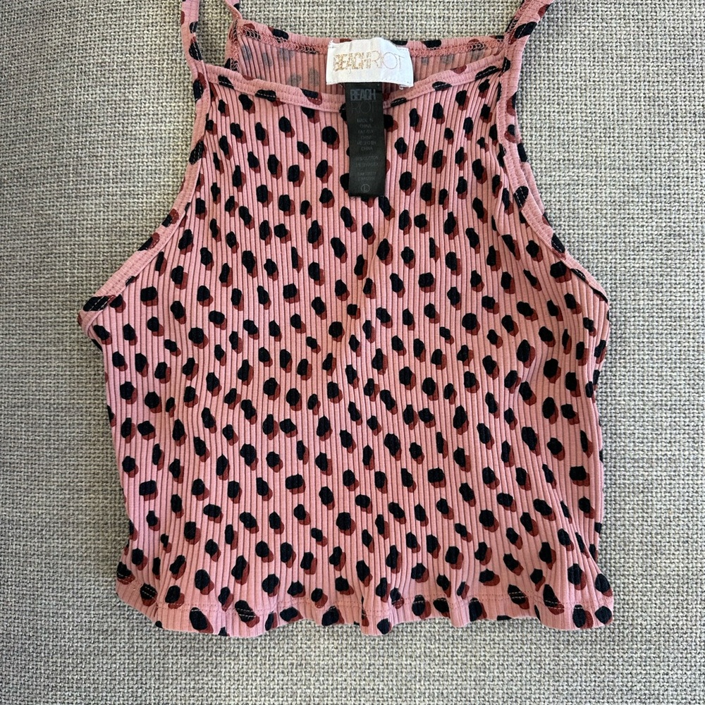 Beach Riot caylee tank mauve shadow, size medium